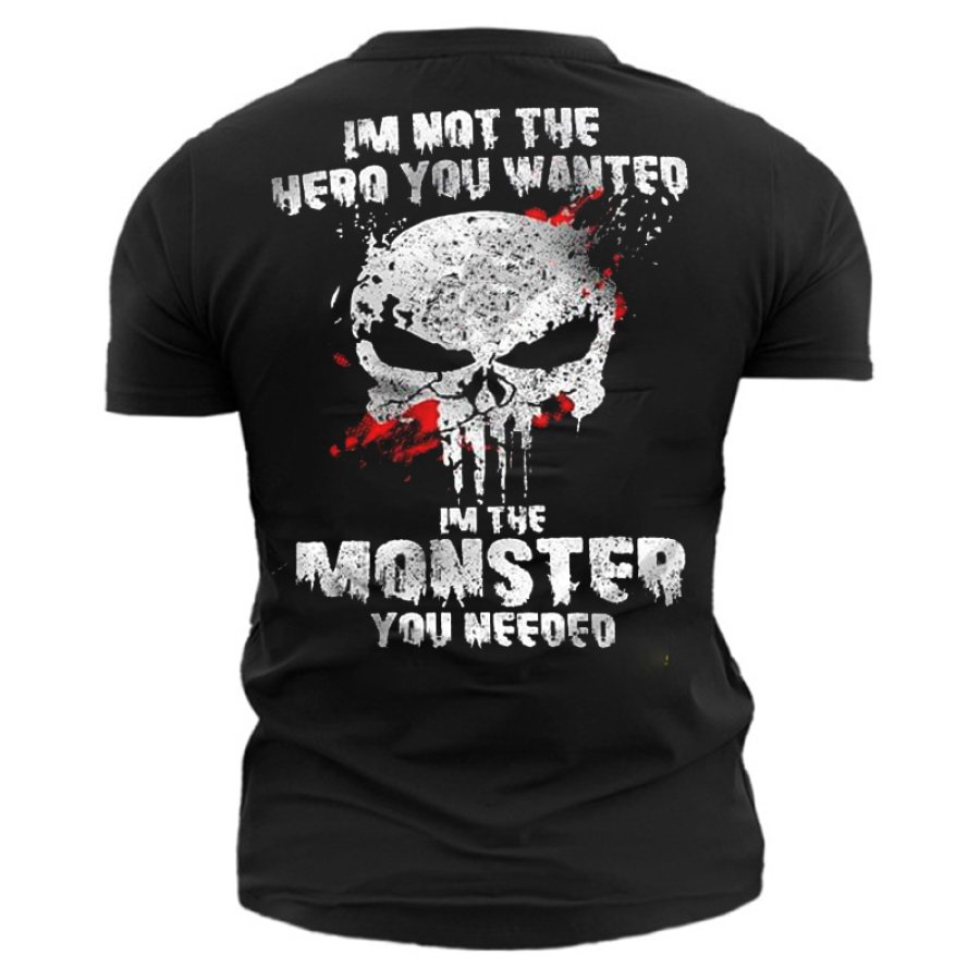

Men's Skull Fun Father's Day Cotton T-Shirt