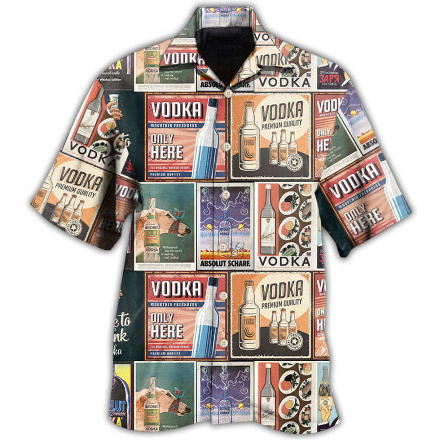 

Men's Drink Beach Short Sleeve Shirt