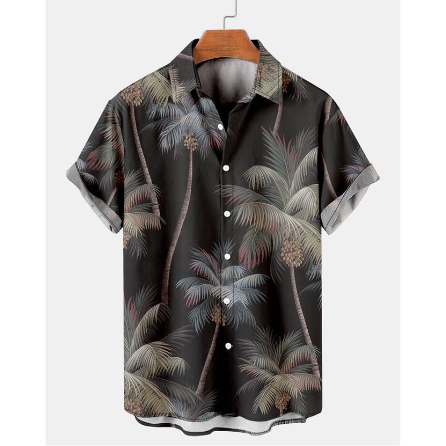 

Men's Leaf Beach Short Sleeve Shirt