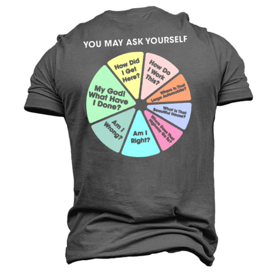

You May Ask Yourself Some Questions Men's T-shirt