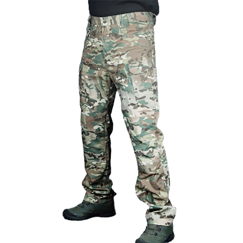 Durable Cargo Pants Army Chic Tactical Camo Trousers