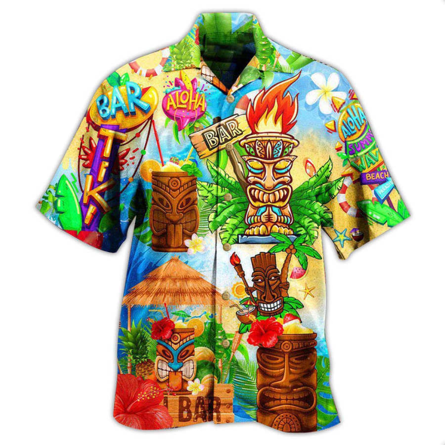 

Men's Beach Short Sleeve Shirt