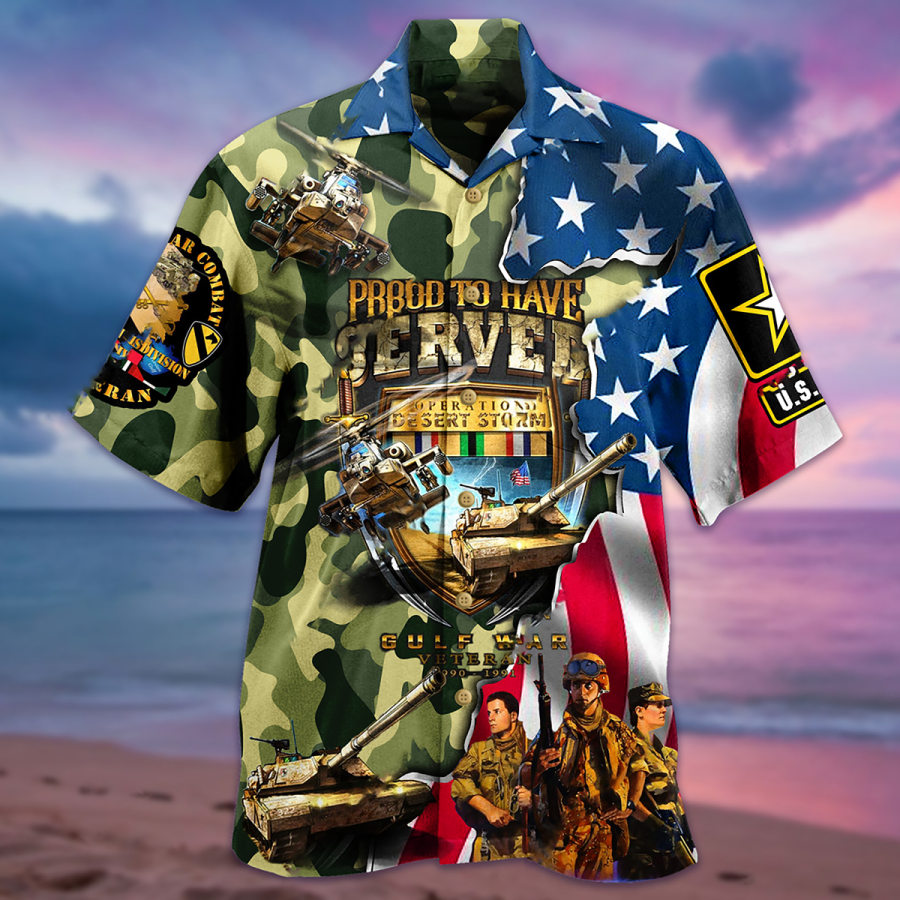 

Men's Soldier Beach Short Sleeve Shirt