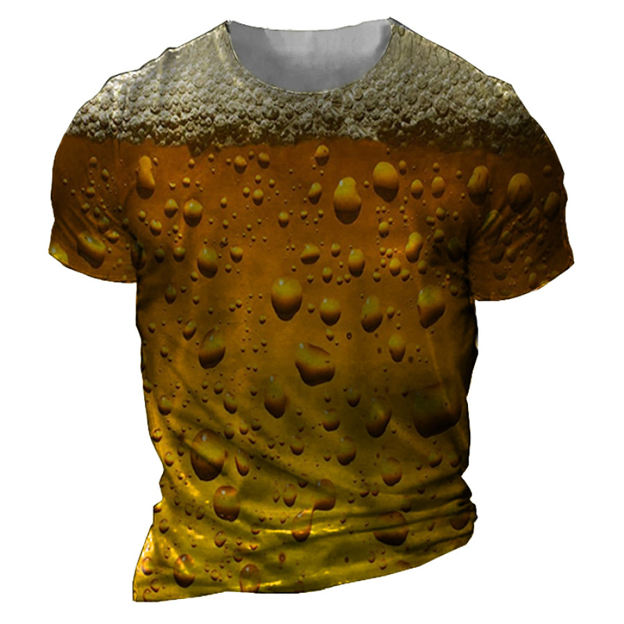 

Men's Beer 3d Short Sleeve T-Shirt