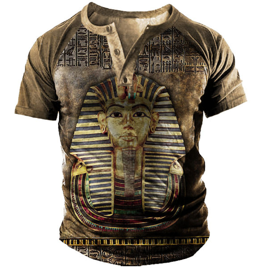 

Men's Vintage Henley Short Sleeve T-Shirt