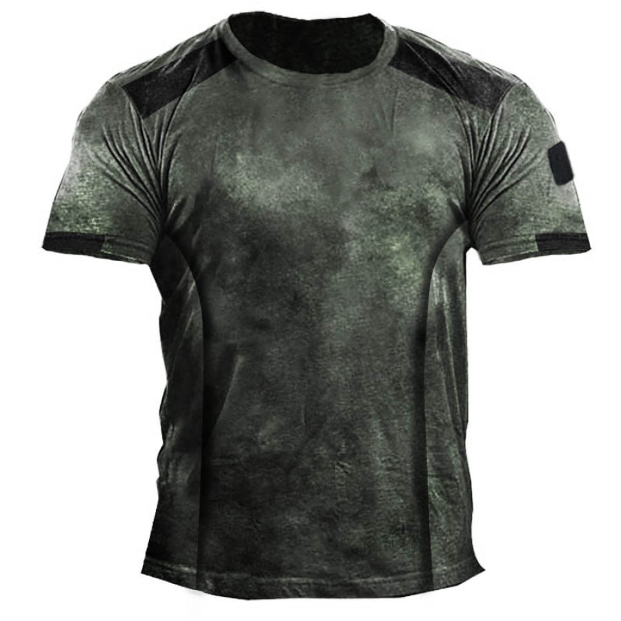 

Men's Outdoor Tactical Contrast Velcro T-Shirt