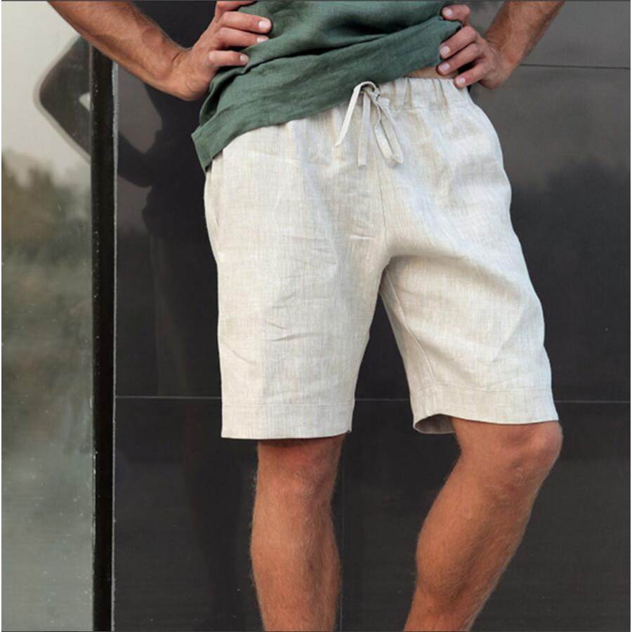 

Men's Linen Casual Shorts