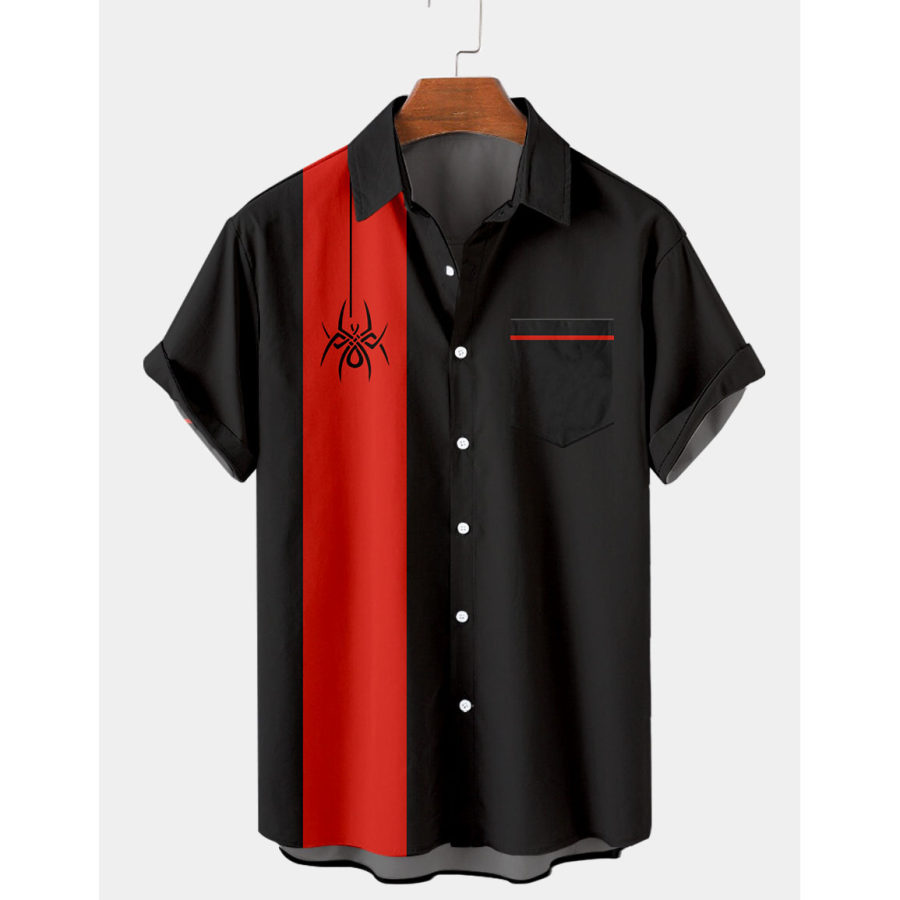 

Men's Spider Beach Short Sleeve Shirt