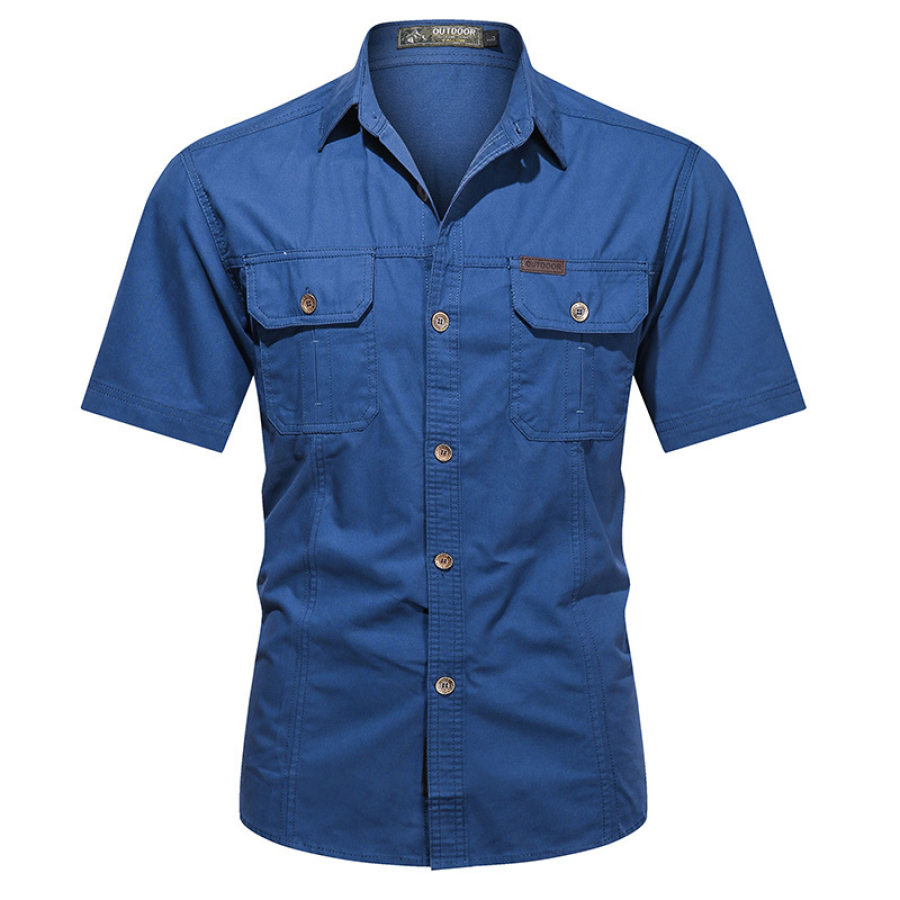 

Men's Outdoor Tactical Workwear Short Sleeve Shirt