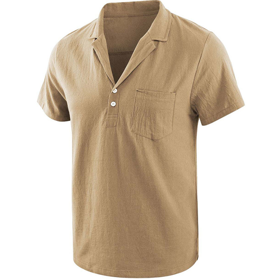 

Men's Outdoor Vintage Pocket Short Sleeve Shirt