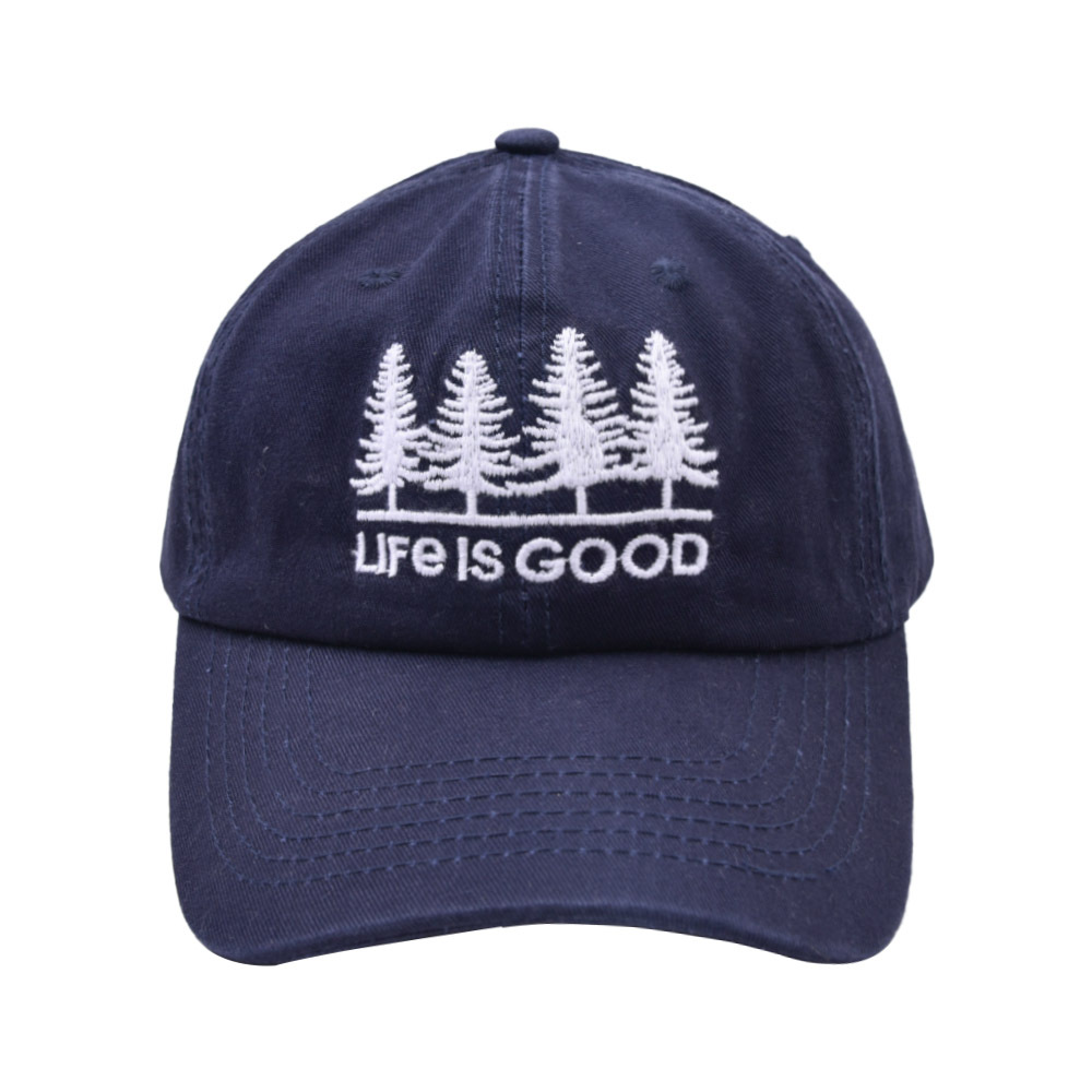 Life Is Good Men's Chic Outdoor Mountain Peak Embroidery Hat