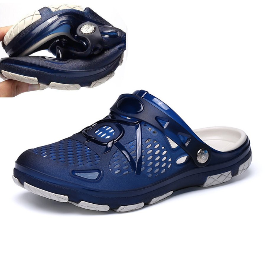 

Men's Non-slip Waterproof Shock-absorbing Hole Slippers