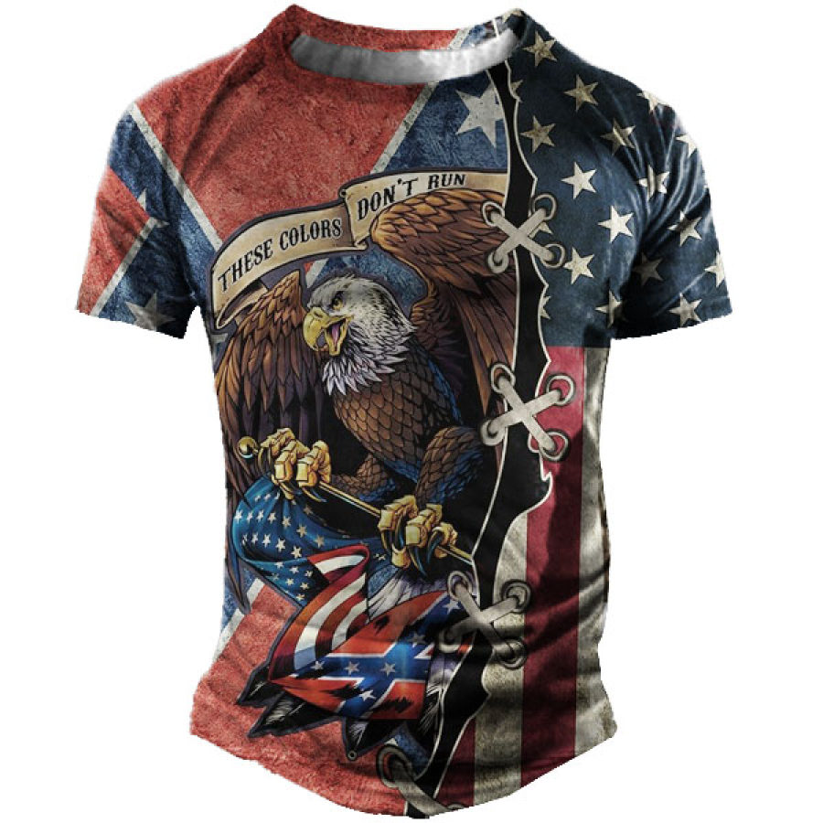 

Men's Flag Eagle Short Sleeve T-Shirt