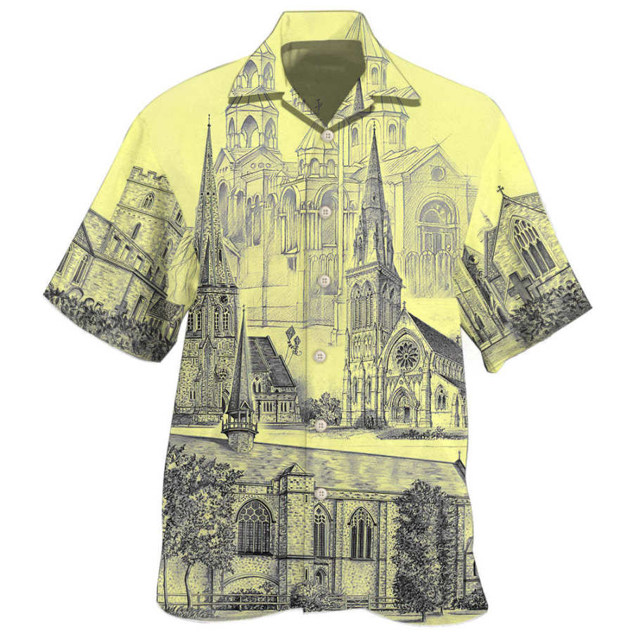 

Men's Construction Beach Short Sleeve Shirt