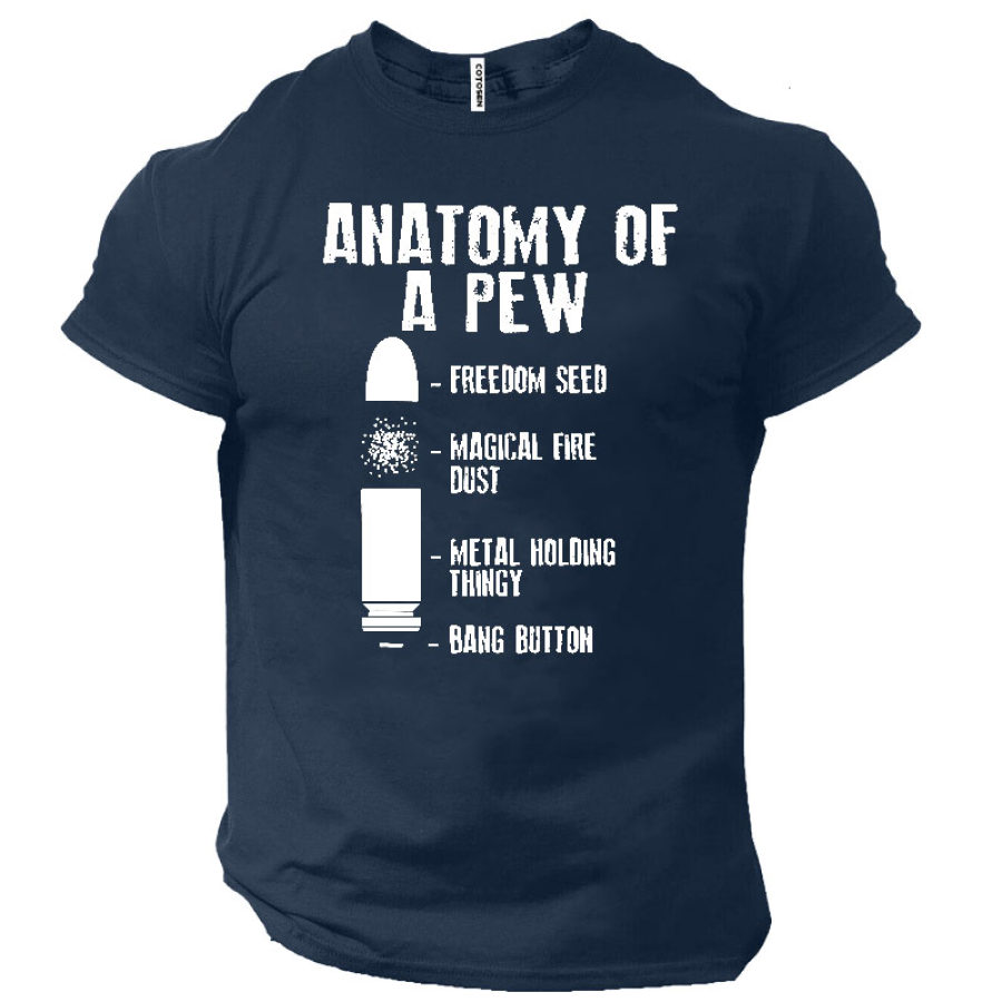 

Anatomy Of A Pew Men's Short Sleeve T-Shirt