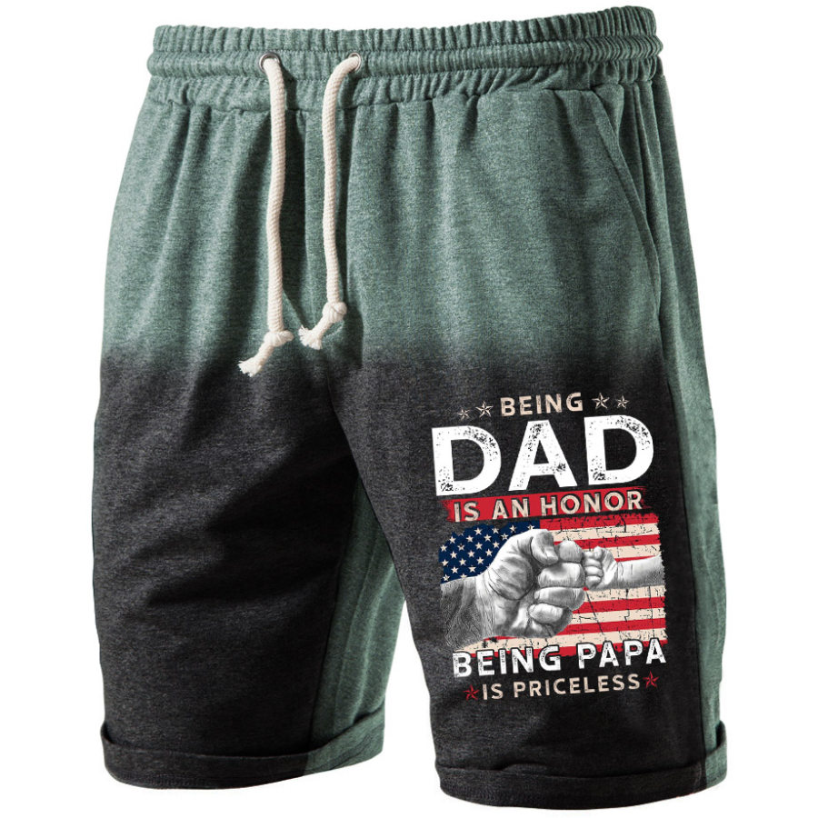 

Men's Outdoor Dad Is An Honor Being Papa Pocket Shorts