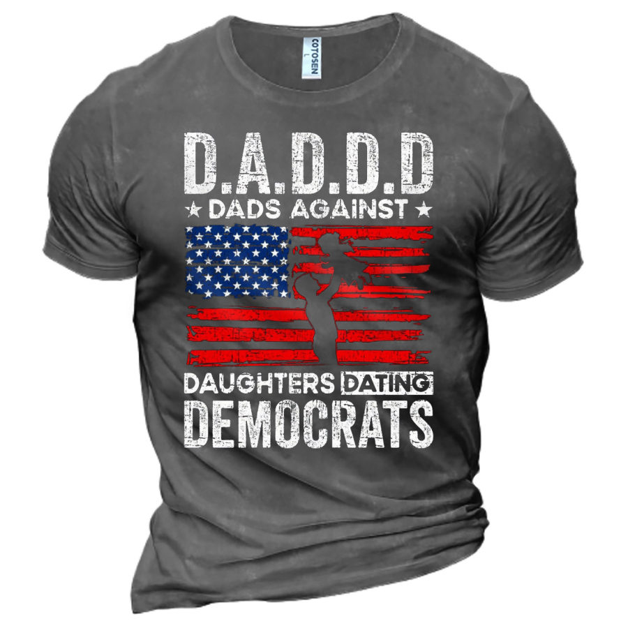 

Men's Dads Against Daughters Dating Democrats Cotton T-Shirt