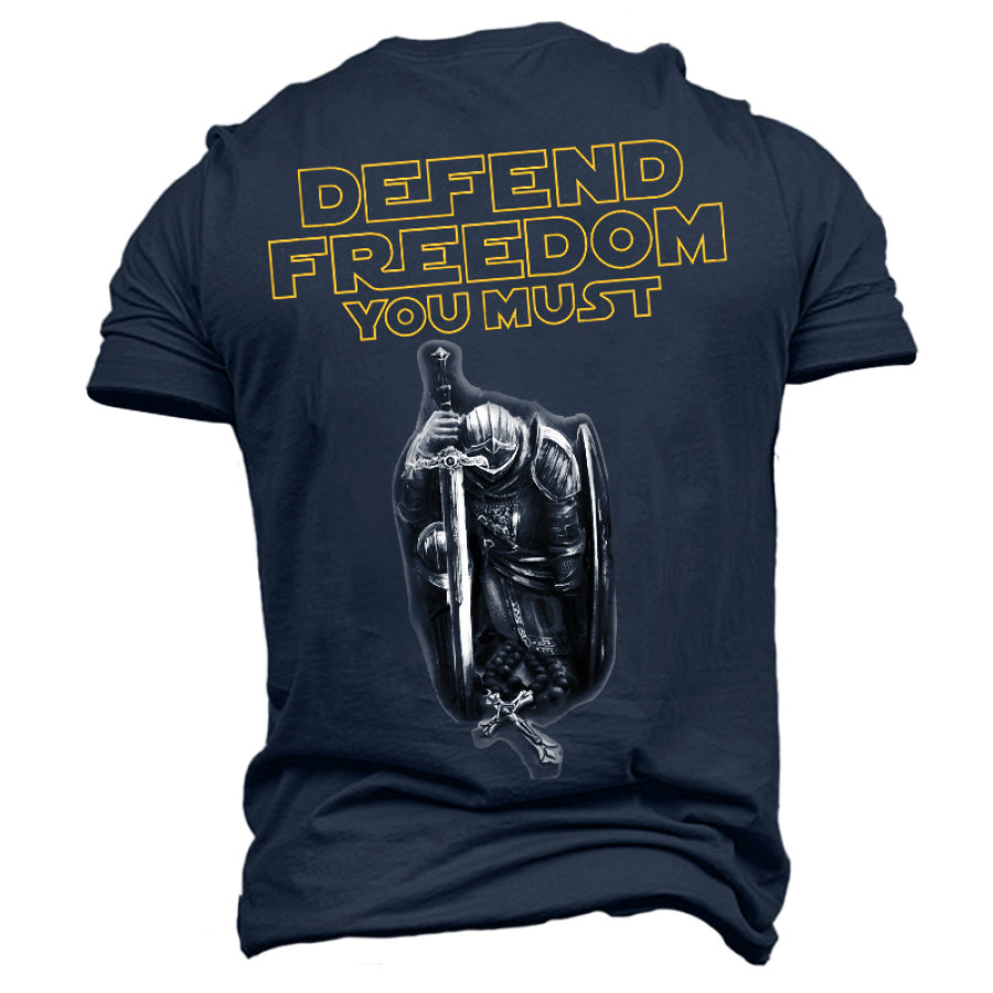 

Defend You Must Men's Short Sleeve T-Shirt