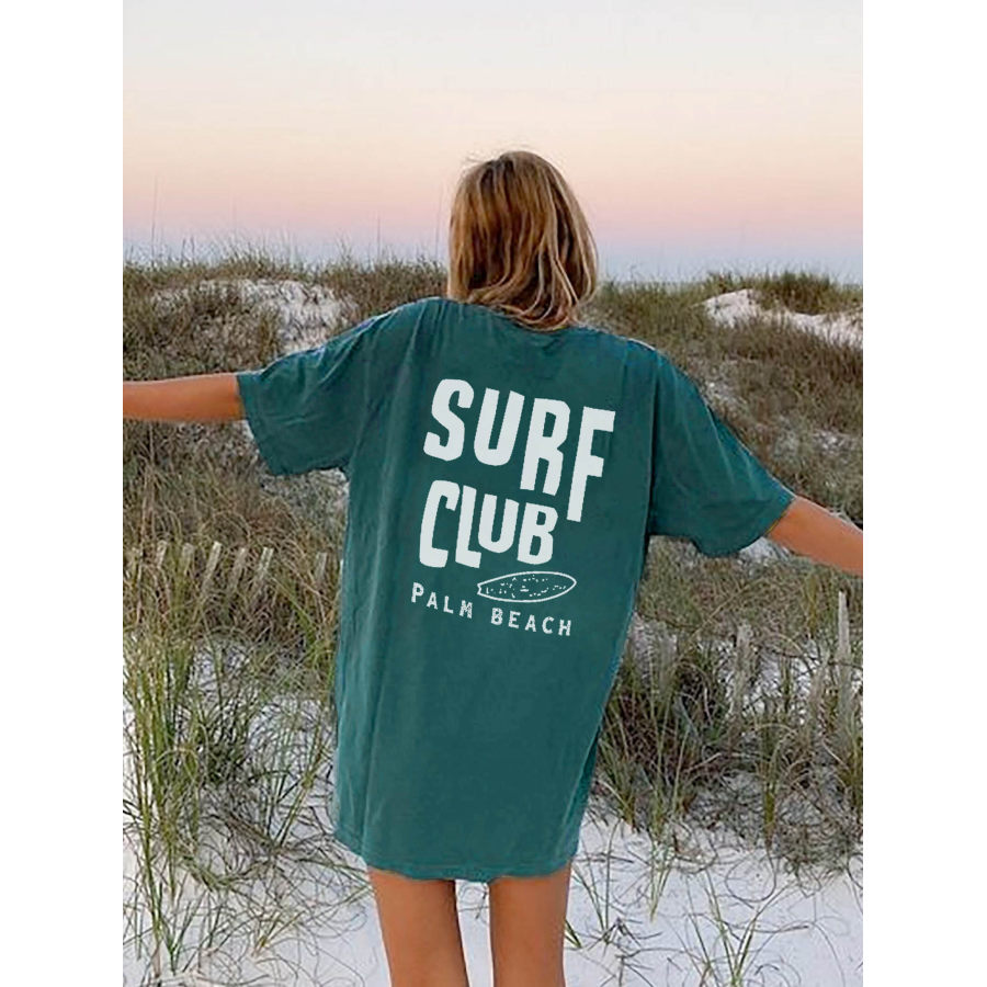 

Women's Surf Club Cotton Oversized T-Shirt