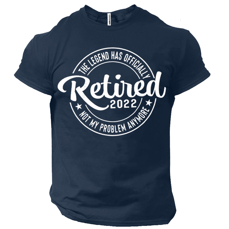 Retired 2022 Men's Short Sleeve Chic T-shirt