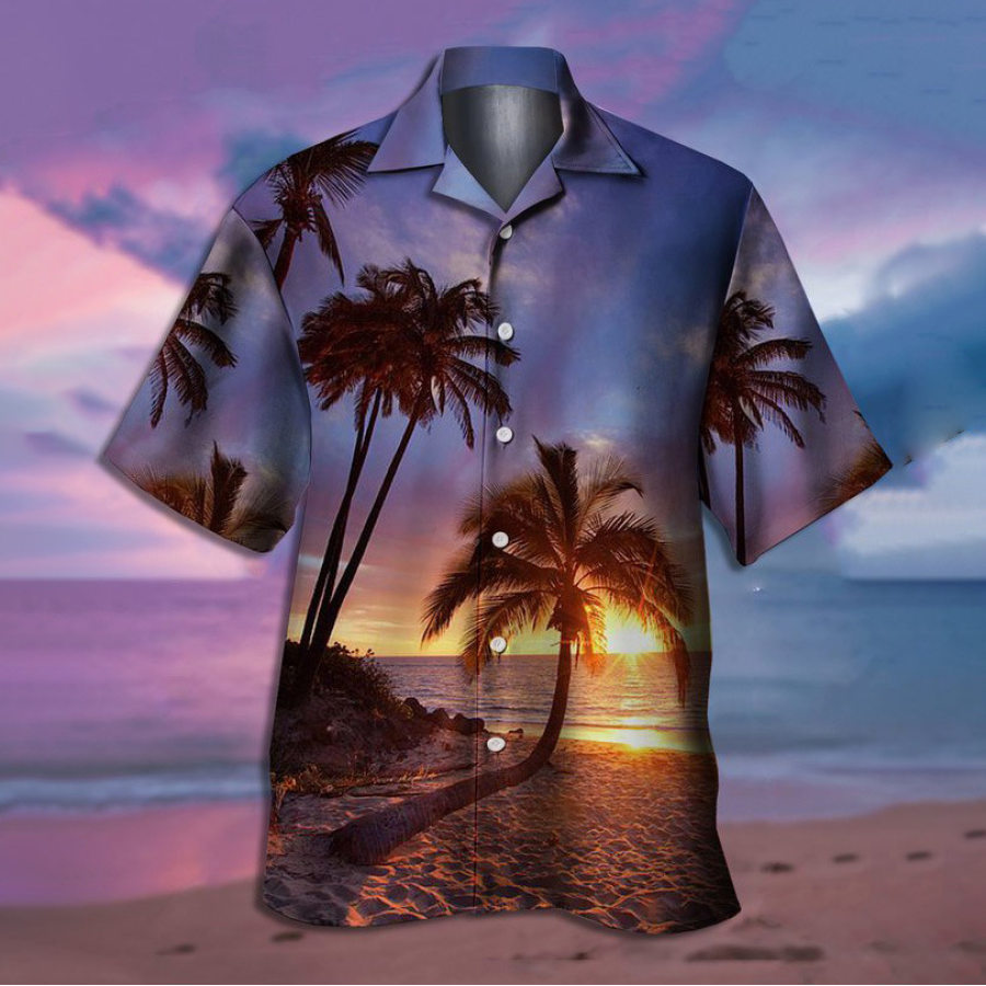 

Camisa Masculina Manga Curta Coconut Beach