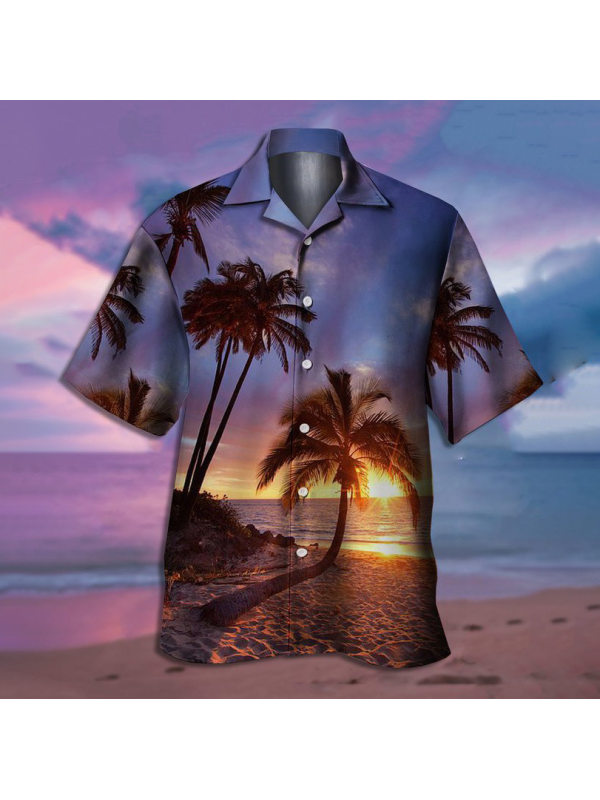 Men's Coconut Beach Short Sleeve Shirt