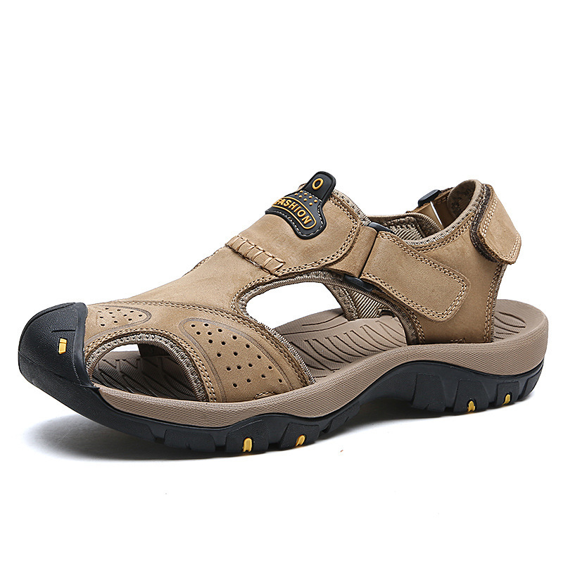 Men's Genuine Leather Breathable Chic Outdoor Beach Sandals