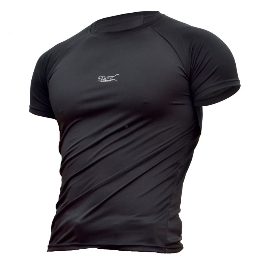 

Men's Quick Dry Breathable Outdoor Sports Casual T-Shirt