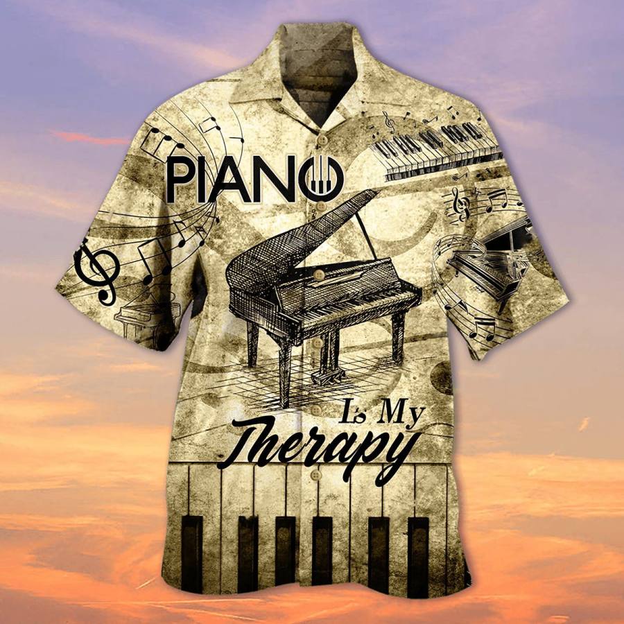 

Men's Piano Beach Short Sleeve Shirt