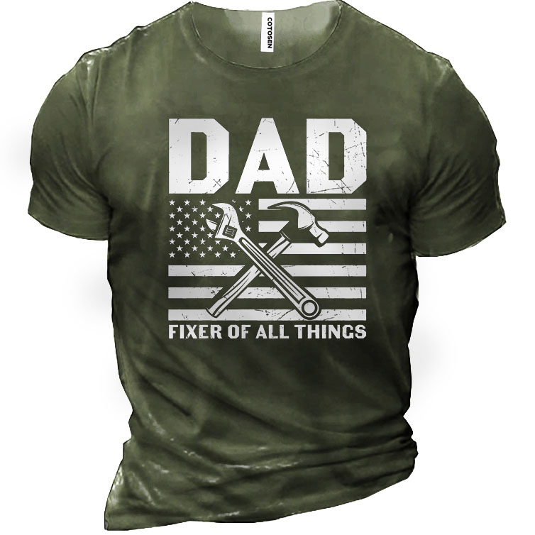 Dad Fixer Of All Chic Thing Men's Short Sleeve T-shirt