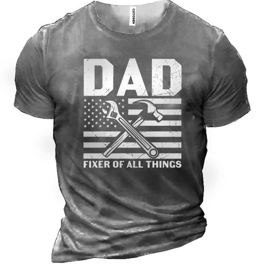 

Dad Fixer Of All Thing Men's Short Sleeve T-Shirt
