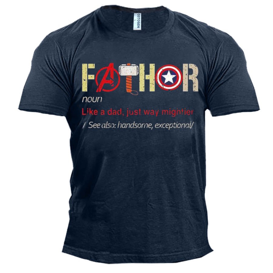 

Men's Father Tool Cotton T-Shirt