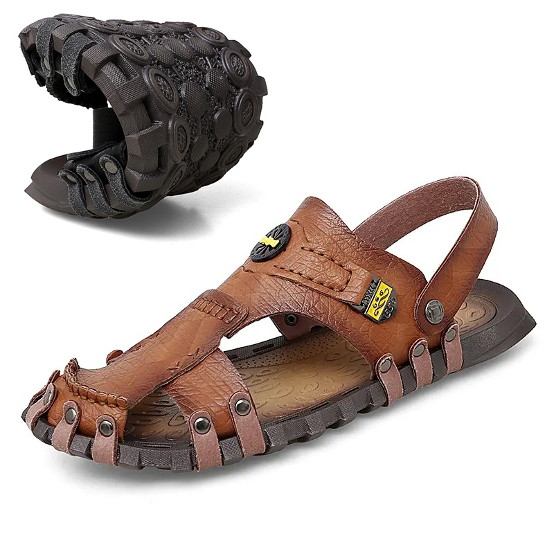 Men's Wear-resistant Non-slip Toe Chic Protection Sandals