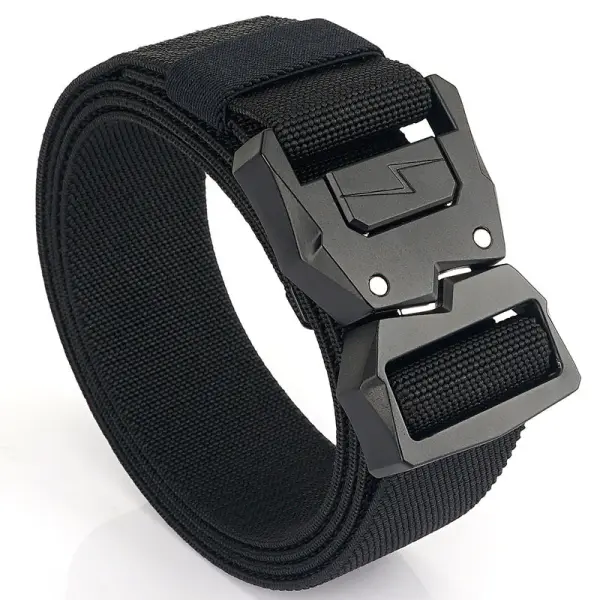 Lightning Tactical Buckle Men's Elastic Belt - Honeylop.chimpone.com 
