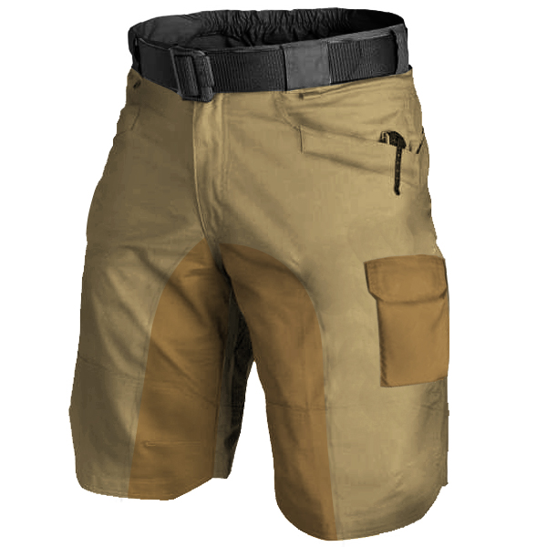 Men's Outdoor Cell Cell Chic Phone Bag Design Contrast Tactical Shorts
