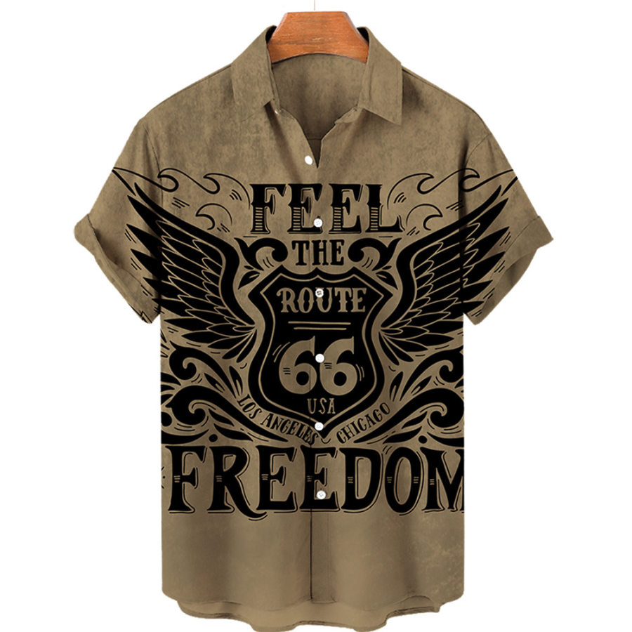 

Route 66 Vacation Men's Outdoor Shirt