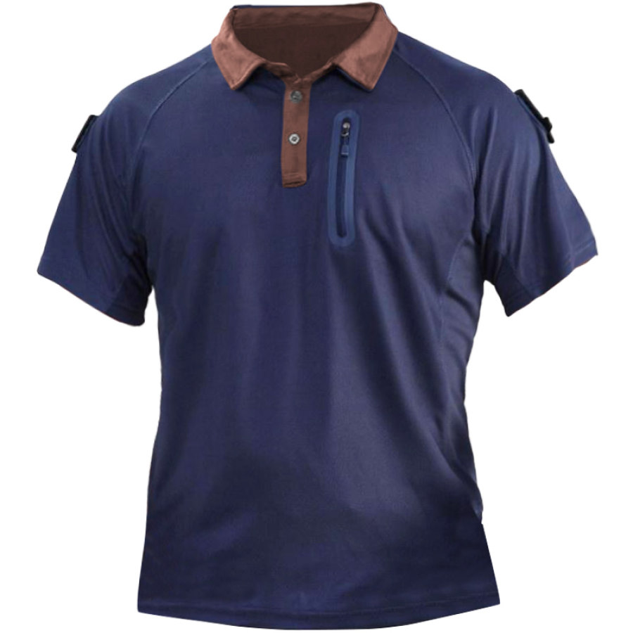 

Men's Outdoor Tactical Polo Neck Short Sleeve T-Shirt