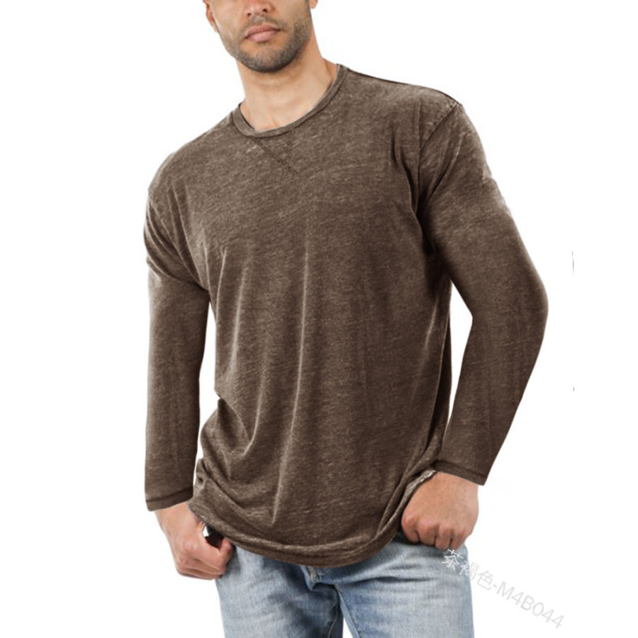 

Men's Outdoor Casual Long Sleeve T-Shirt