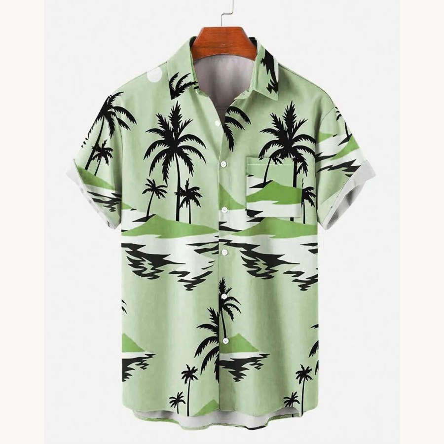 

Men's Coconut Short Sleeve Beach Shirt