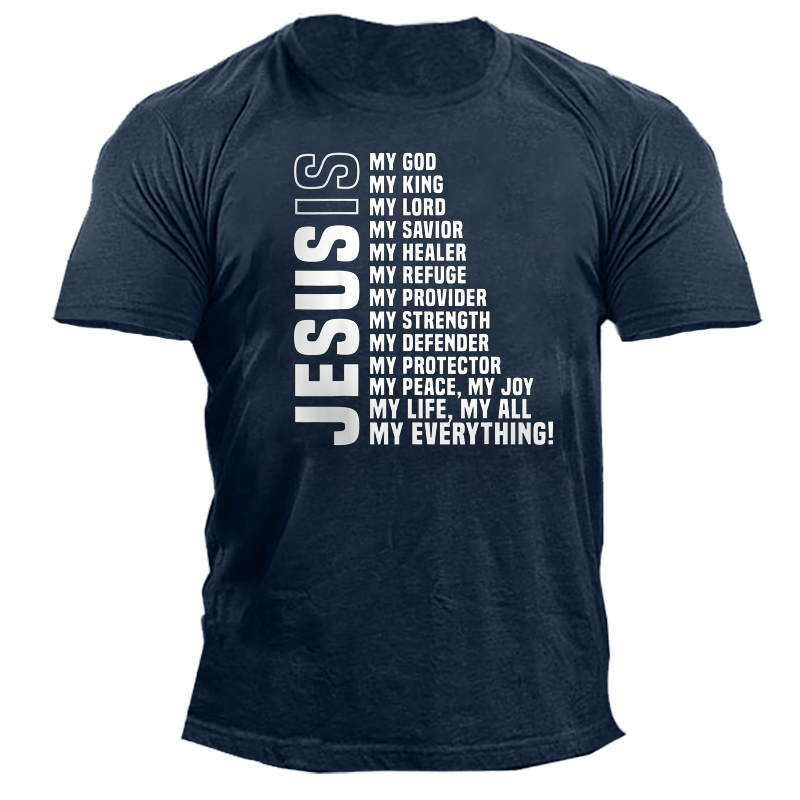 Jesus Men's Short Sleeve Chic T-shirt