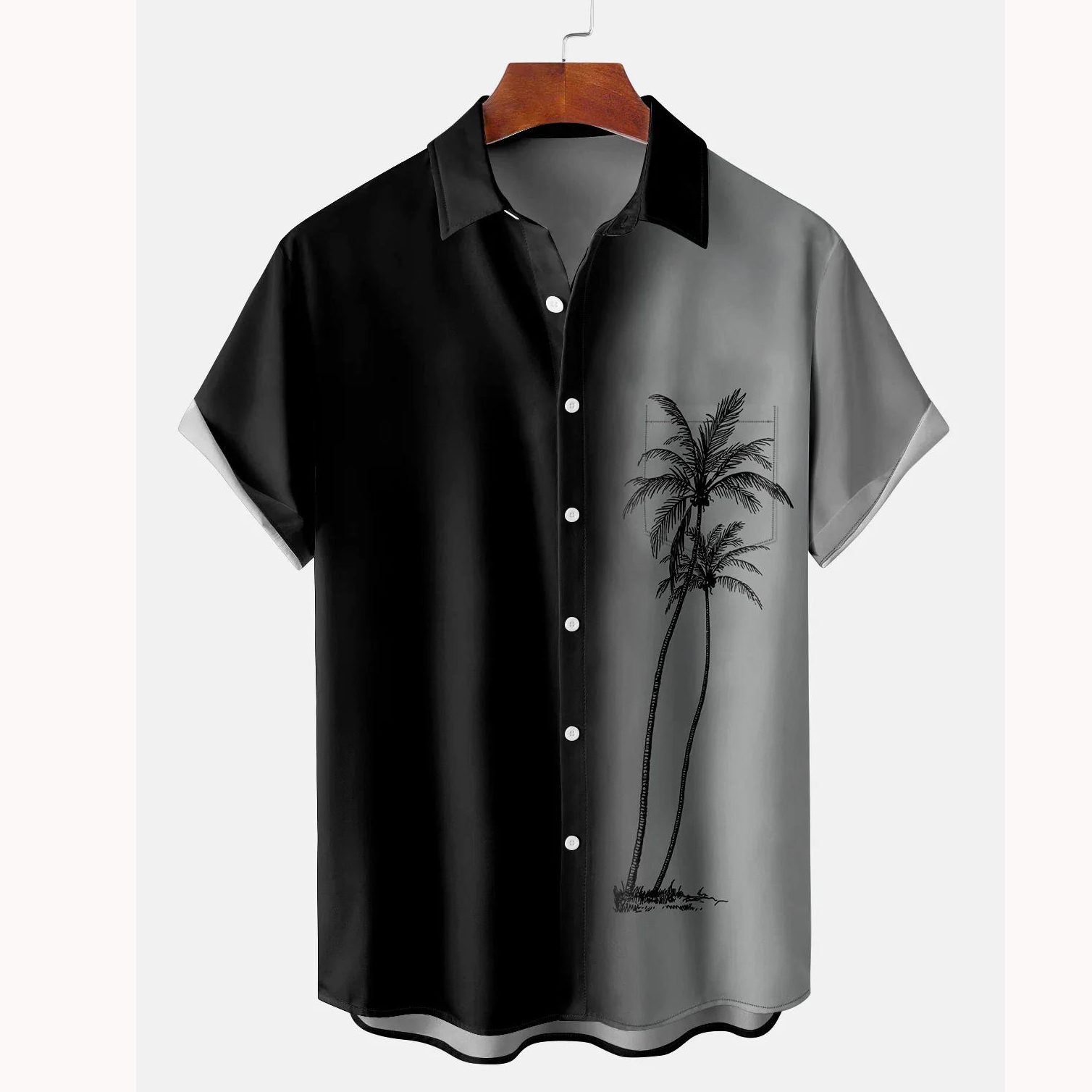 Men's Coconut Short Sleeve Chic Beach Shirt
