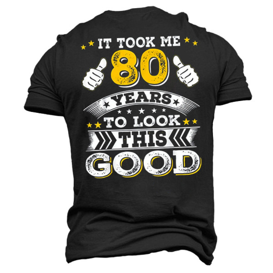 

Man's Funny 1941 80Th 80 Years Grandpa Casual Fit T-Shirt