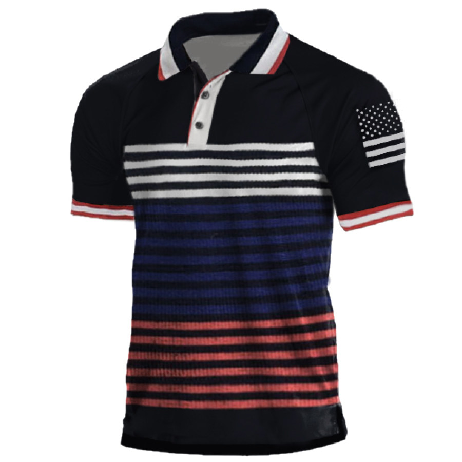

Mens Patriotic Classic Polo Shirt