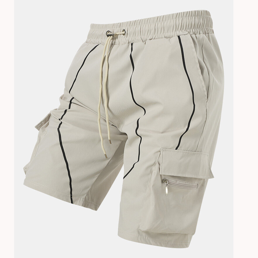 Men's Zip Pocket Casual Chic Shorts