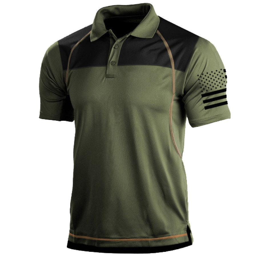 

Men's Outdoor Tactical Sport PoLo Neck T-Shirt