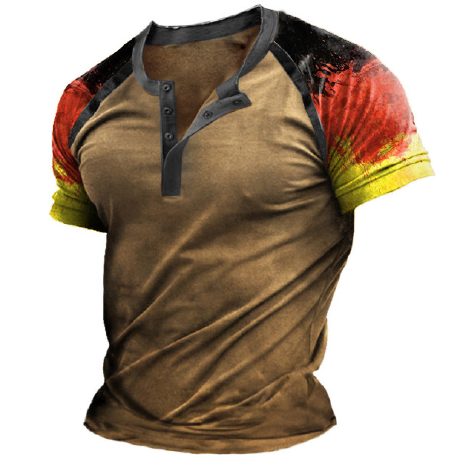 

Germany Flag Men's Outdoor Tactical Short Sleeve T-Shirt