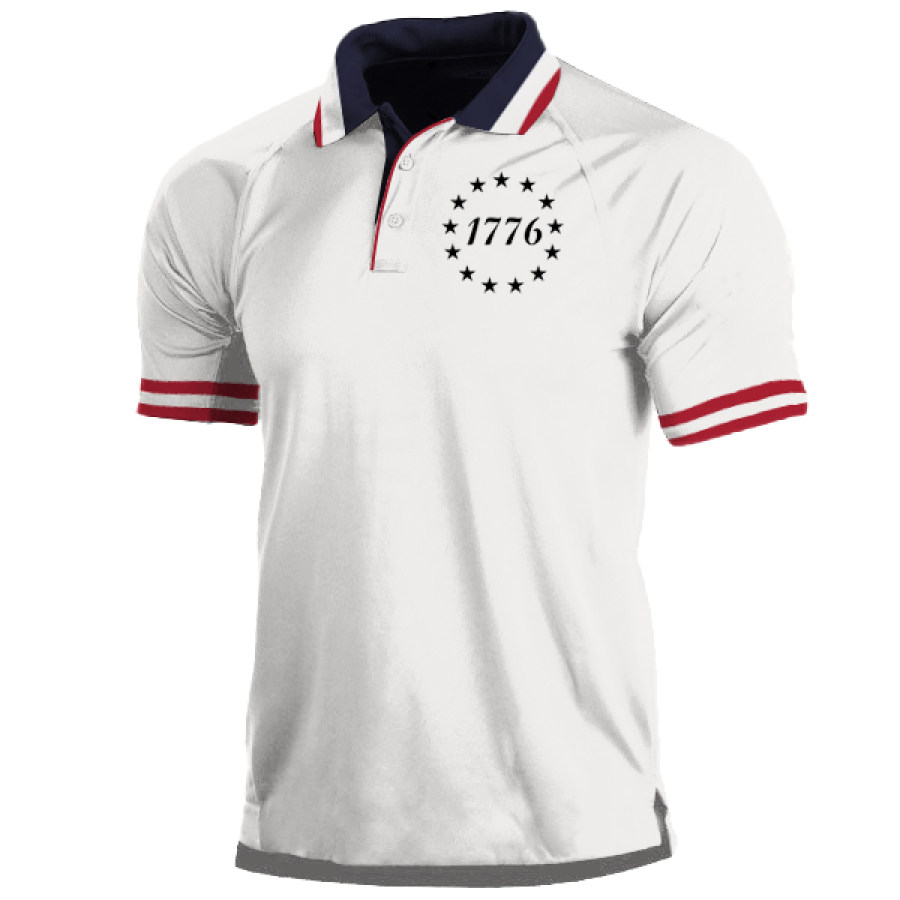 

Men's 1776 Outdoor Tactical Sport PoLo Neck T-Shirt