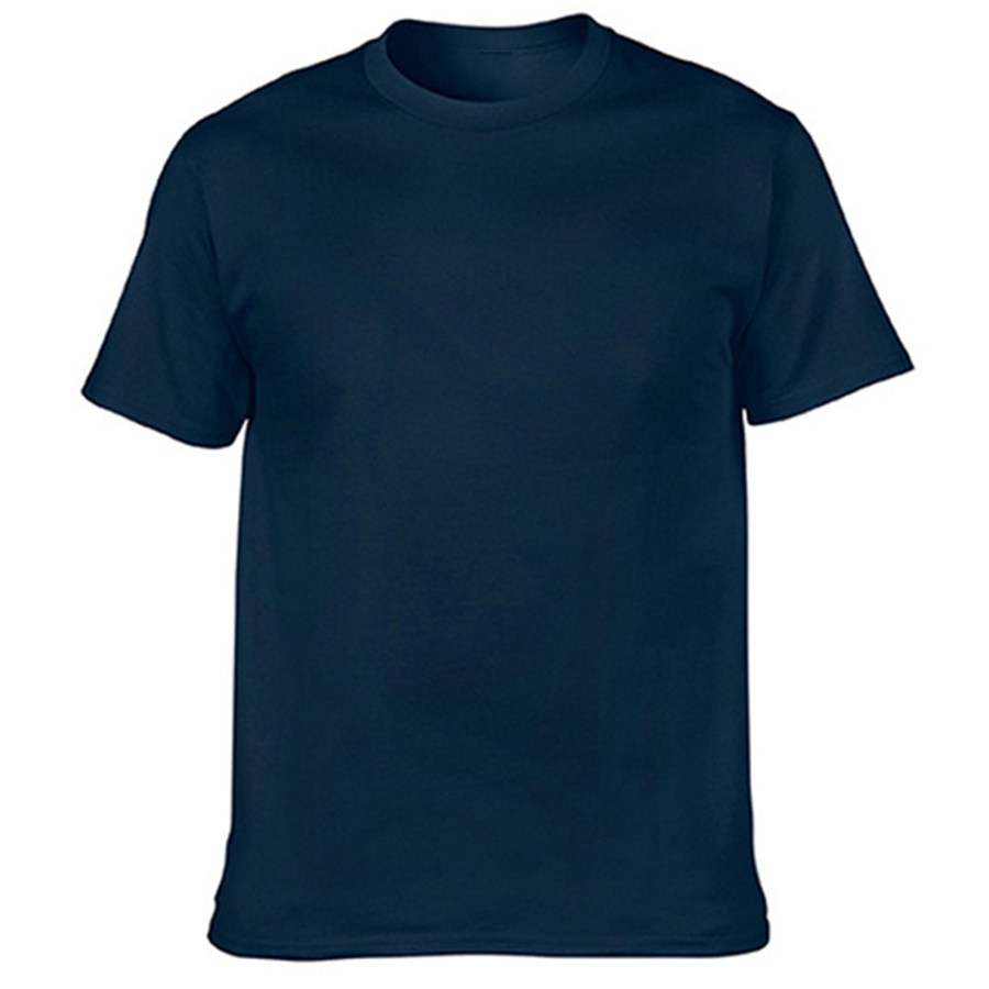 Men's Solid Cotton Comfortable Crew Neck T-Shirt