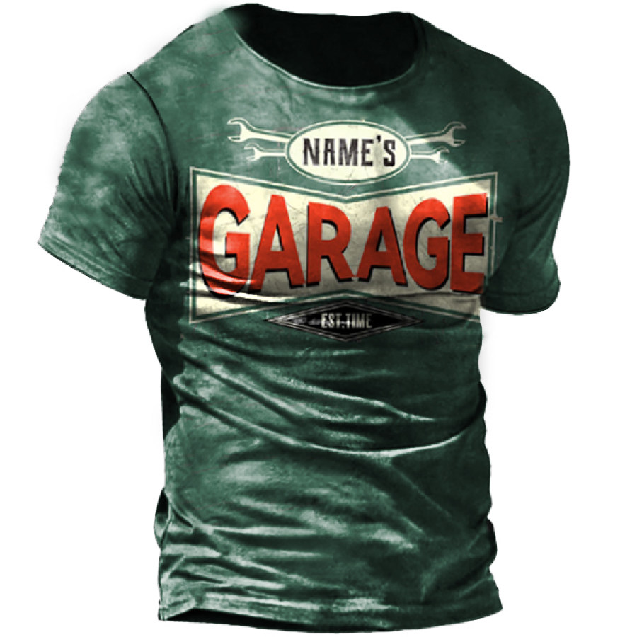 

Garage Logo Print Men's Short Sleeve T-Shirt