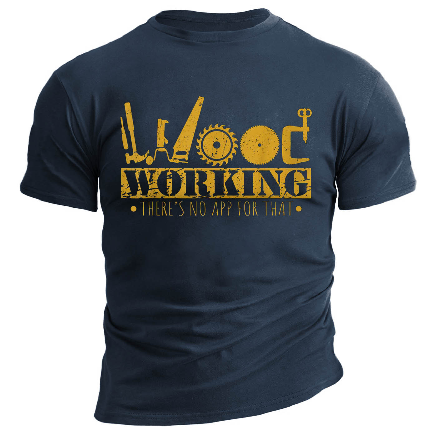 Men's Woodworking Tools Print Chic Cotton T-shirt